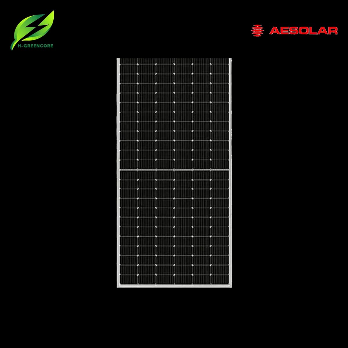 Tấm pin năng lượng mặt trời AE Solar 730Wp - Công nghệ 2 mặt kính