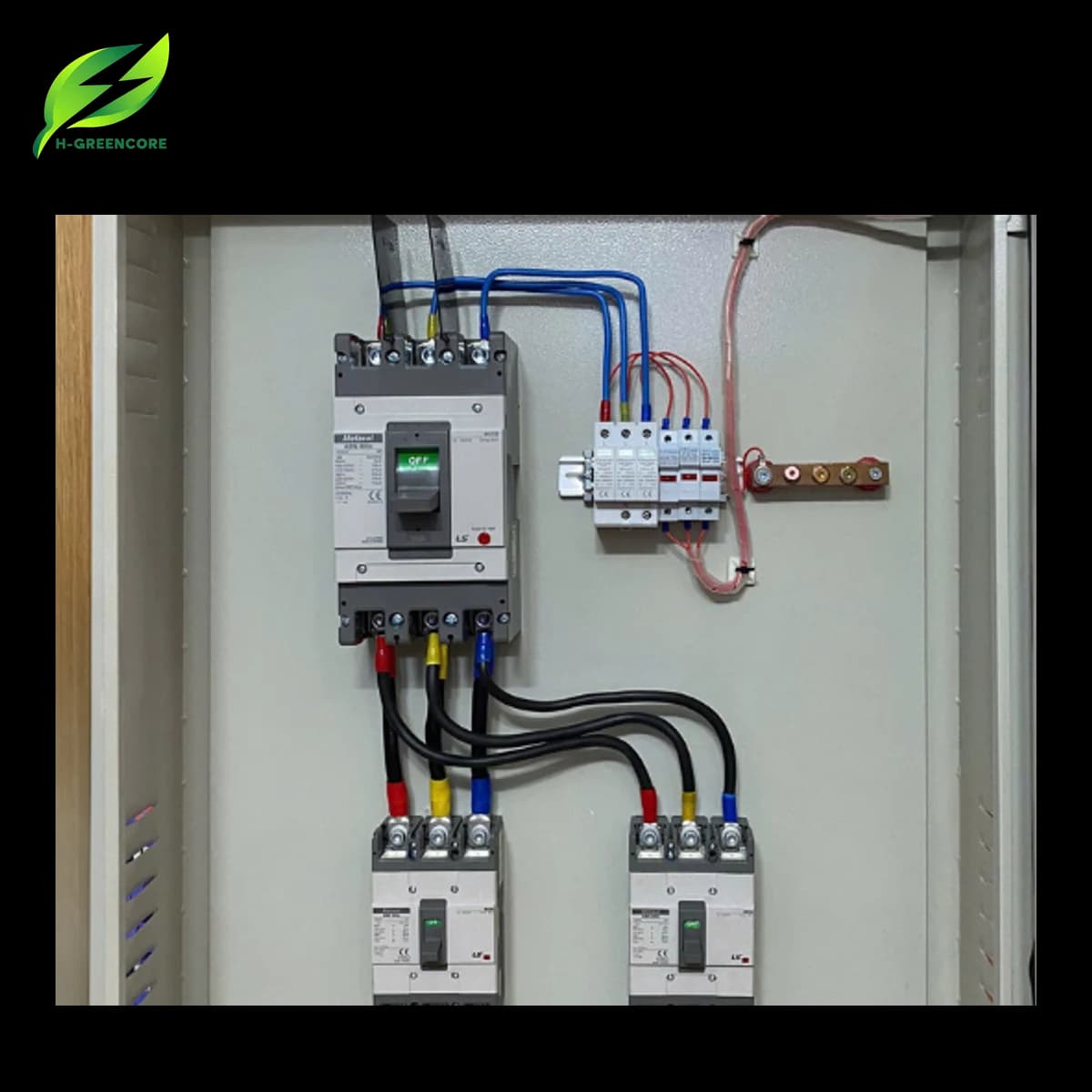 Tủ điện năng lượng mặt trời 160kW hòa lưới 3 pha