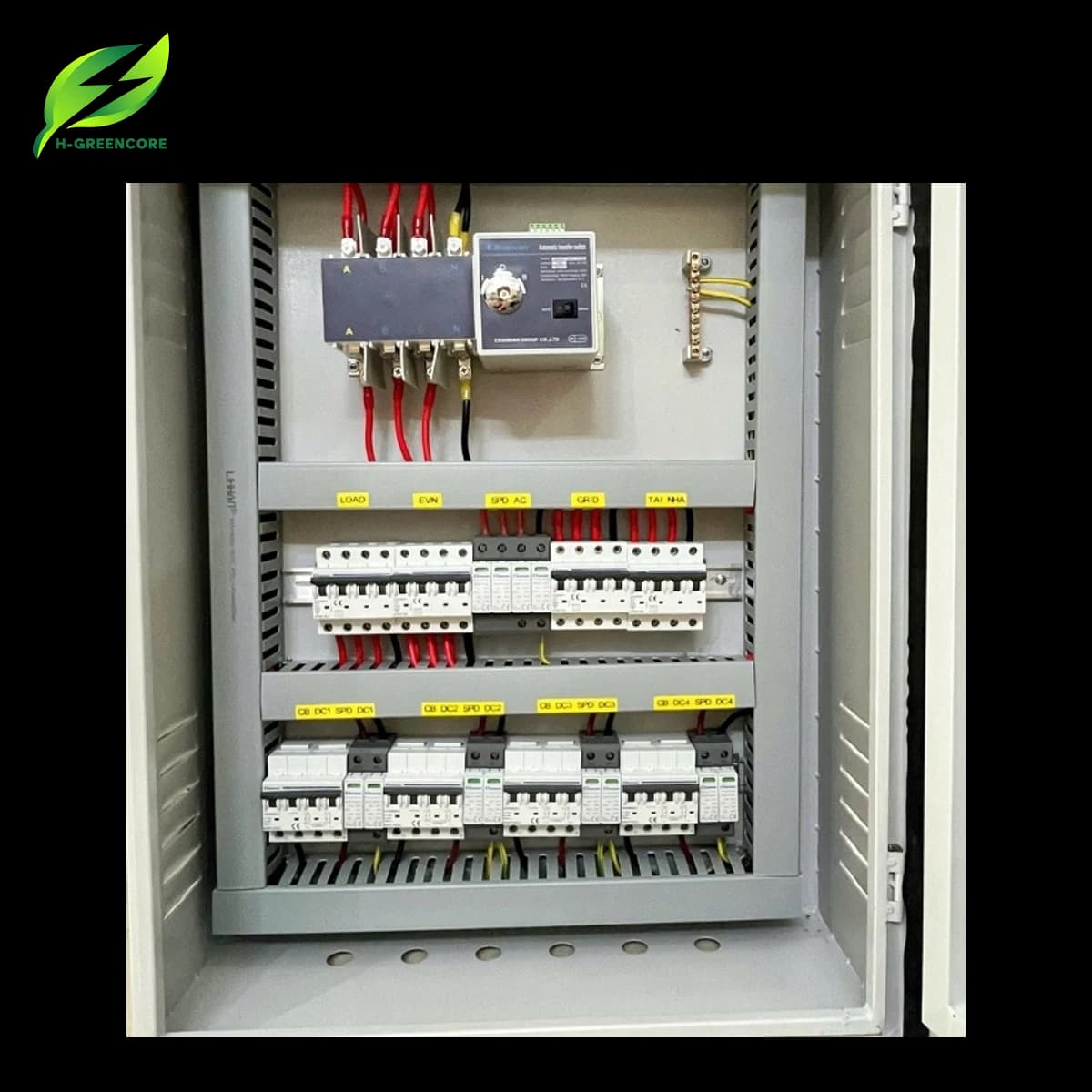 Tủ điện Hybrid 20kW 3 pha năng lượng mặt trời