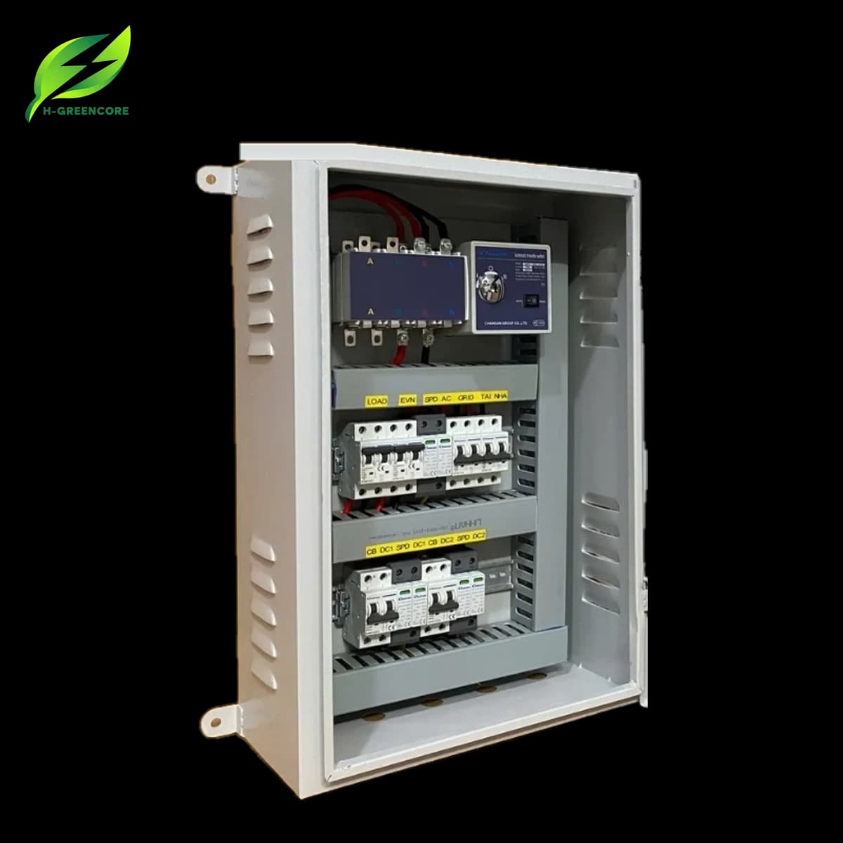 Tủ điện Hybrid 8-10-12kW 3 pha năng lượng mặt trời