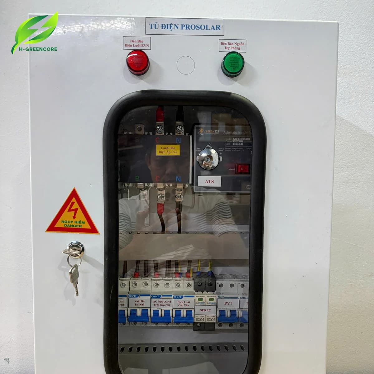 Tủ điện hòa lưới 1 pha tới 10 kW