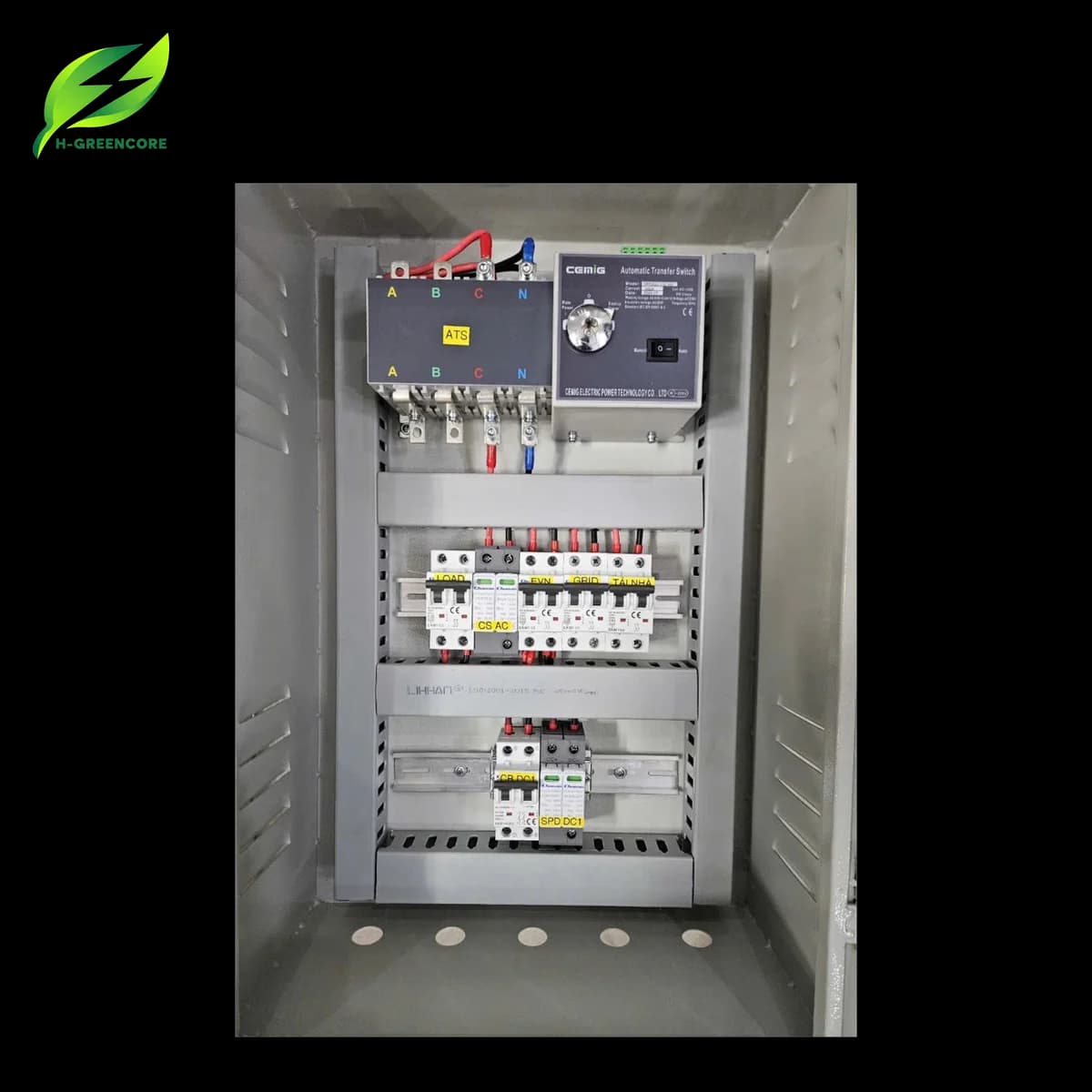 Tủ điện hòa lưới 3 pha tới 30 kW
