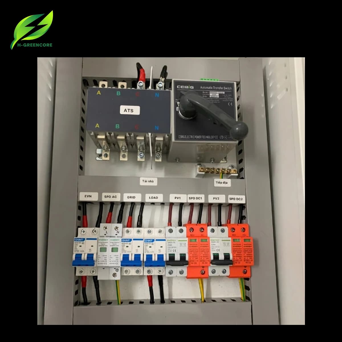 Tủ điện hybrid 1 pha tới 8 kW