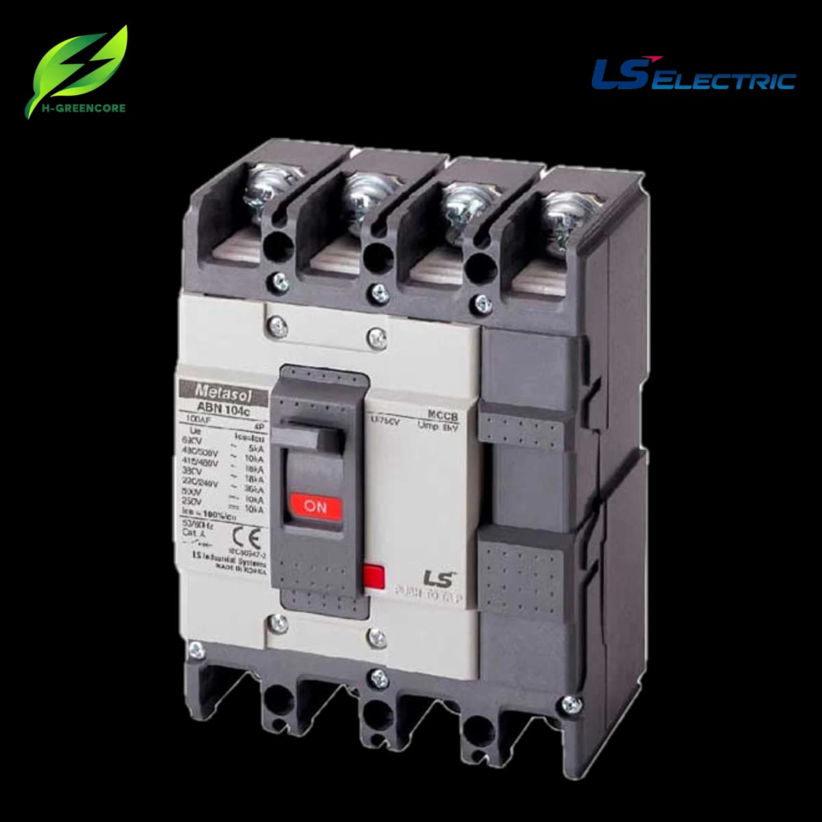 MCCB LS ABN104c 20A 4P 22kA