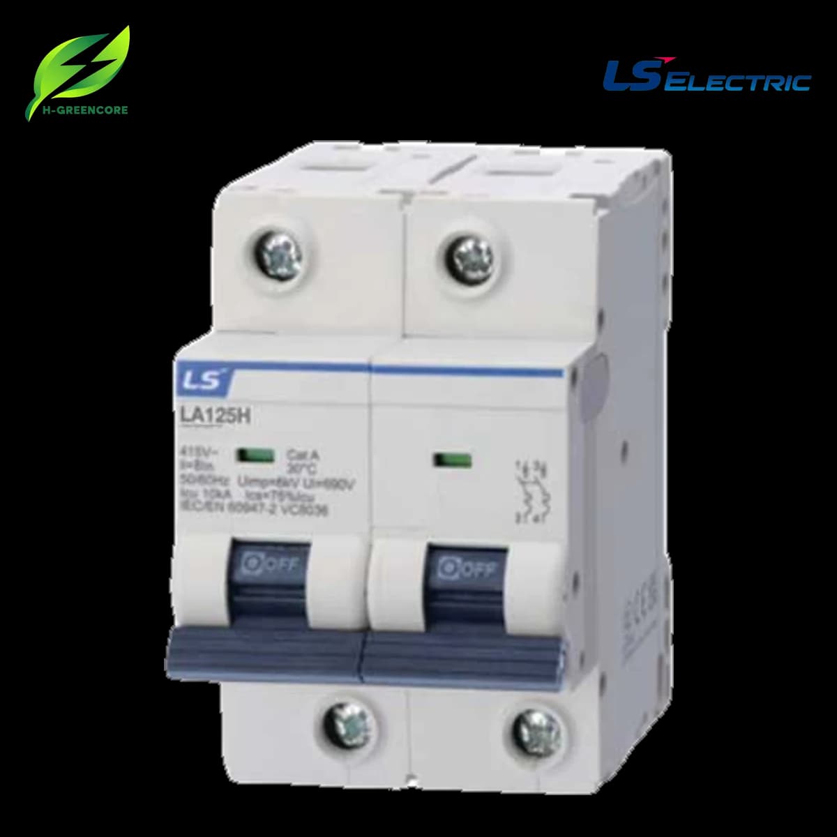 Aptomat LS MCB LA125H 2P 80A 10kA
