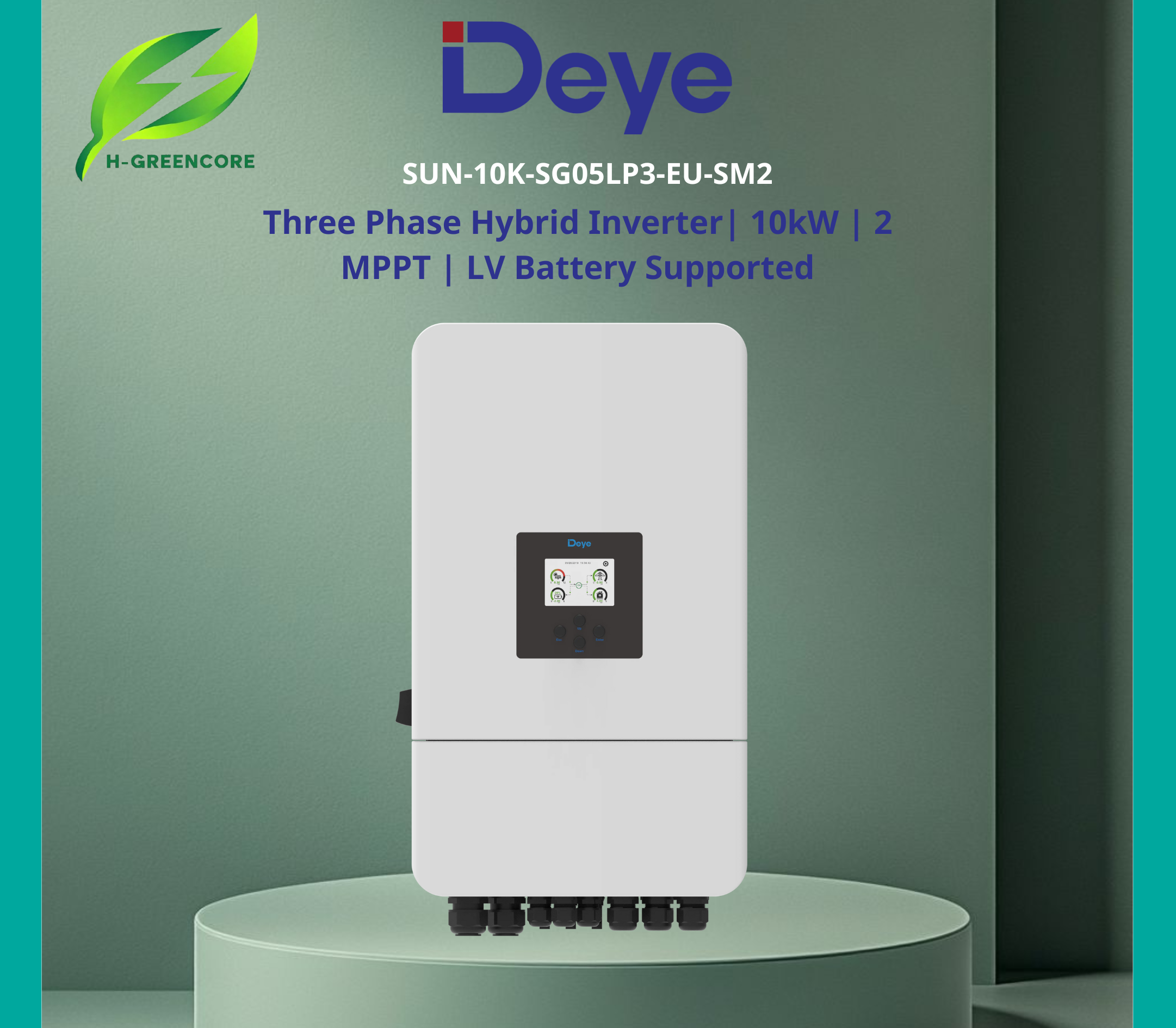 Inverter DEYE 10kW Hybrid 3 Pha