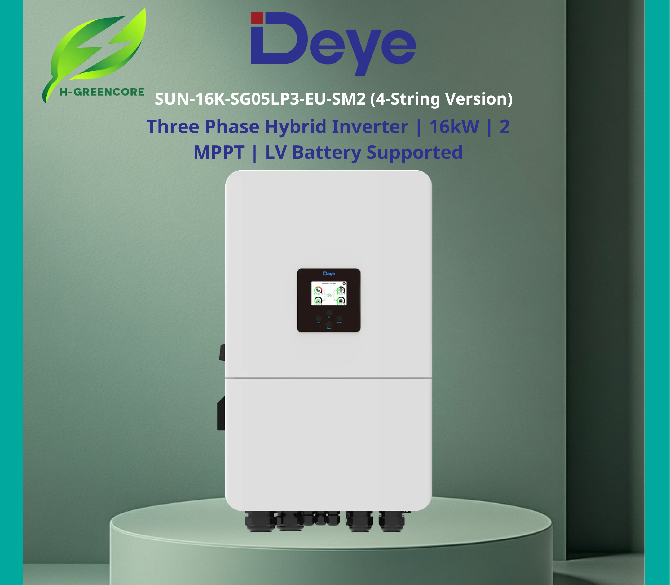 Inverter DEYE 16kW Hybrid 3 Pha