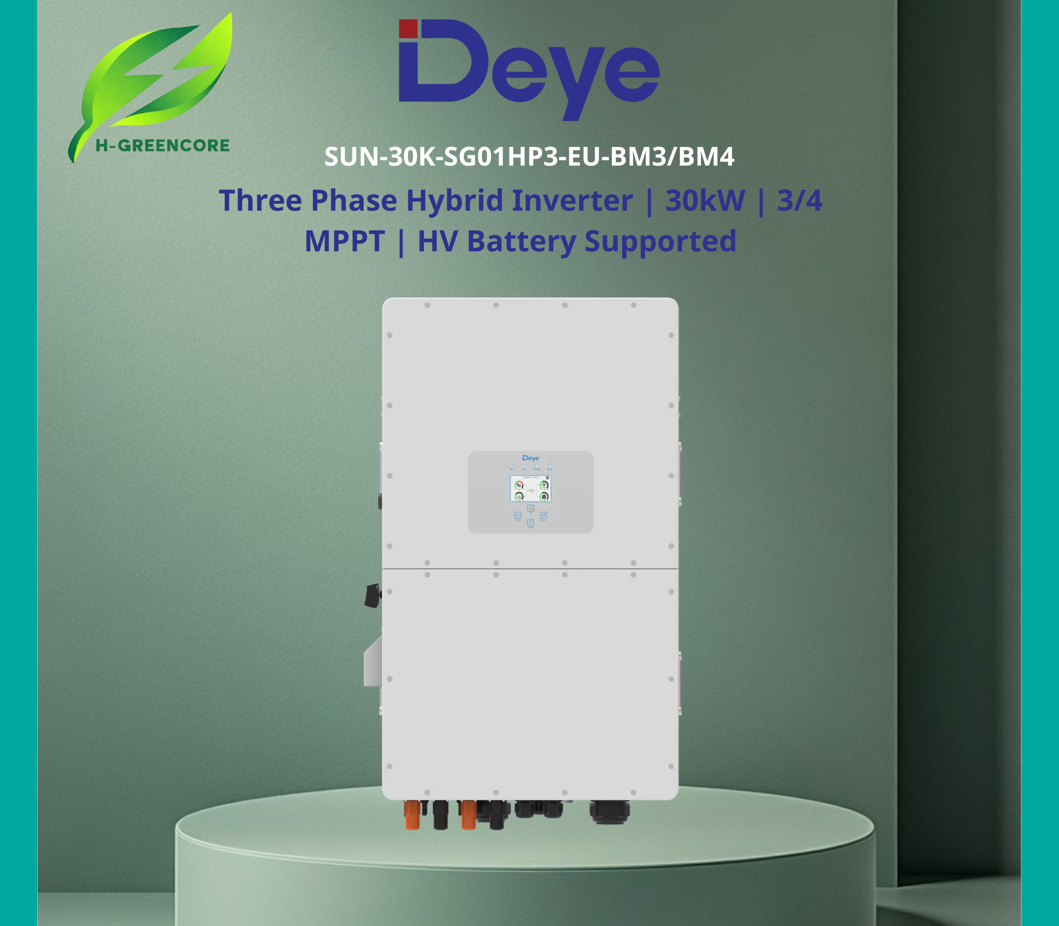 Inverter DEYE 30kW Hybrid 3 Pha